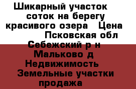 Шикарный участок 70 соток на берегу красивого озера › Цена ­ 420 000 - Псковская обл., Себежский р-н, Мальково д. Недвижимость » Земельные участки продажа   